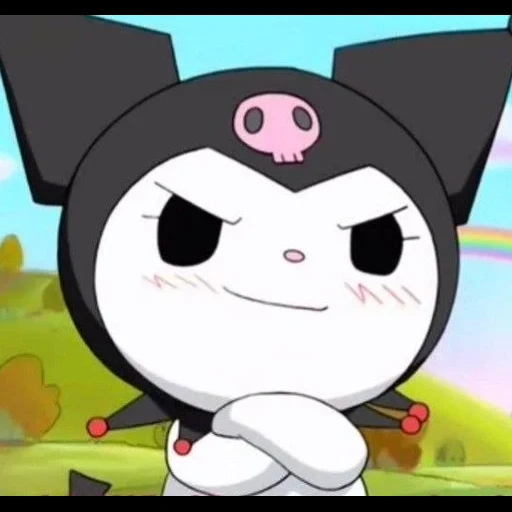 kuromi, twitter, animación de kavai, hallow kitty kuromi, hello kitty hello kitty