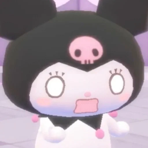 lindo anime, gatito de arroz negro, kuromi tomototoru, kuromi y melody, mymelody y kuromi