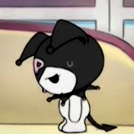 animación, arroz negro, gente, dibujos animados de kuromi, hallow kitty animación dibujos animados arroz negro