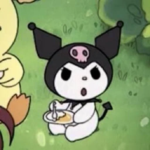 anime, kuromi, meine melodie, kuromi hallow kitty, kitty kuromi ästhetik