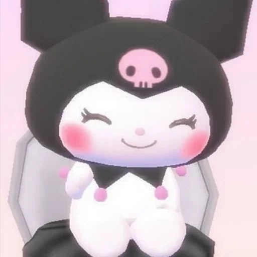 anime, chuanwai anime, kätzchen mit schwarzem reis, meine melody und kuromi, kuromi hallo kitty anime