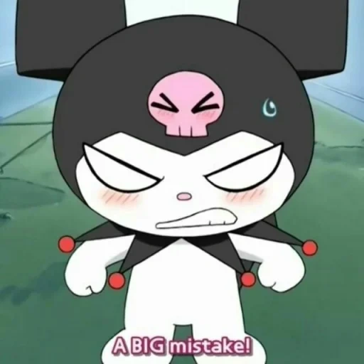 kuromi, arroz negro, kitti kuromi, mymelody y kuromi, hallow kitty animación dibujos animados arroz negro