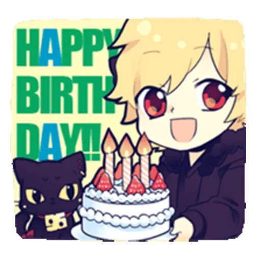 anime, anime characters, anime congratulations, happy birthday anime, happy birthday anime style