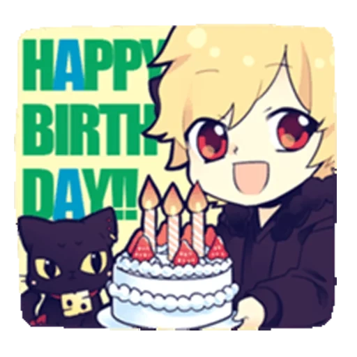 anime, karakter anime, selamat anime, selamat ulang tahun anime, selamat ulang tahun gaya anime