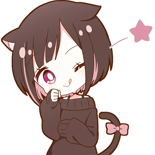 immagine, menher chan, disegni anime, menher chan chibi, adorabili personaggi anime