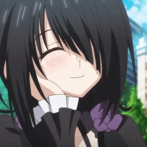 kurumi, kehidupan randeus, tokisaki kurumi, karakter anime, anime kurumi tokisaki smile