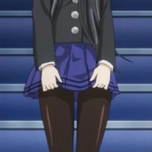 animação, anime, menina anime, personagem de anime, captura de tela de perna de anime