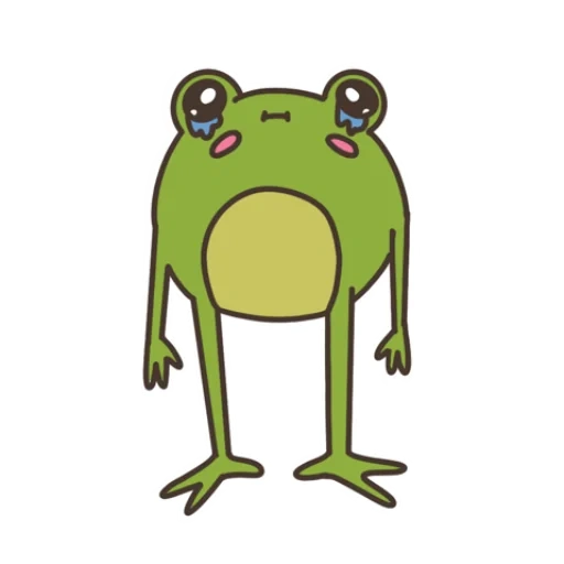 frog, kawaii frog, dancing frog