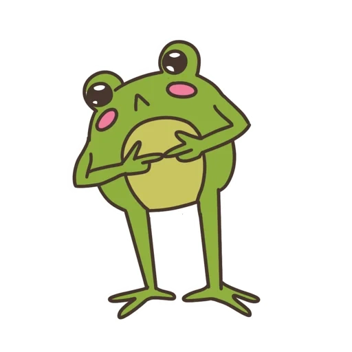 rana, rrog toad, rana verde, froghe di cartoni animati