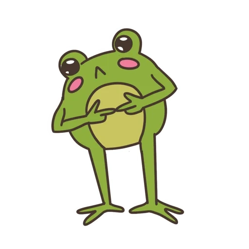 grenouille, crapaud des grenouilles, grenouille verte, grenouille de dessin animé