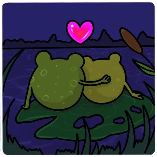 аниме, человек, милые рисунки, рисунок лягушки, кавайные лягушки