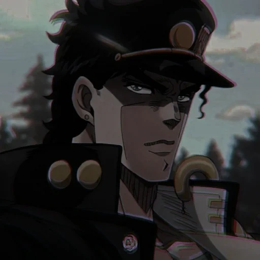 jotaro, джотаро, джотаро лицо, джотаро куджо, stardust crusaders