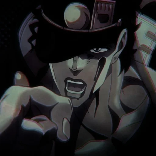 jotaro, jojo 2, kujo jotaro, jotaro lächeln, jotaro kujo stardast crueders