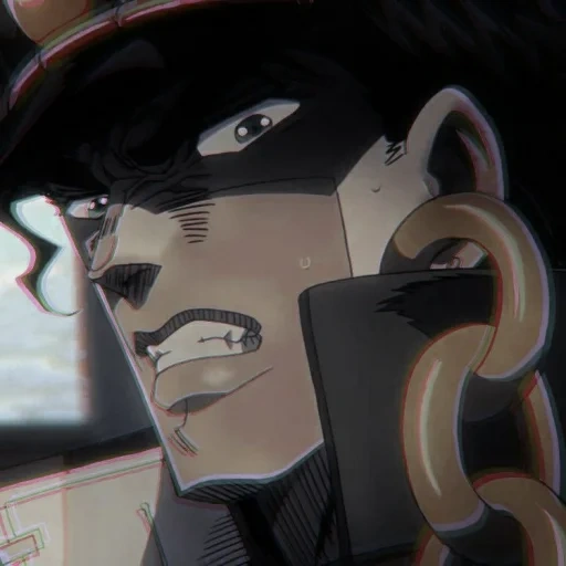 jojo s, jotaro, jotaro, telefone, ouvindo