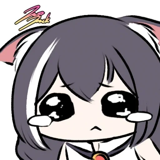 triste, animación neko, animación nyashki, sad_kyaru_chan, no félix icahn