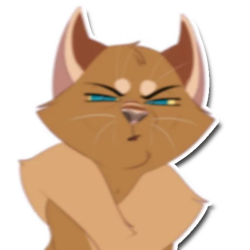 warrior cat, warrior cat, warrior's head cat, pejuang kucing karakter, warrior cat fire light