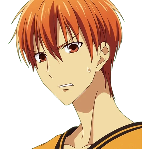 anime boy, anime picture, anime boy, cartoon character, kyo fruits basket