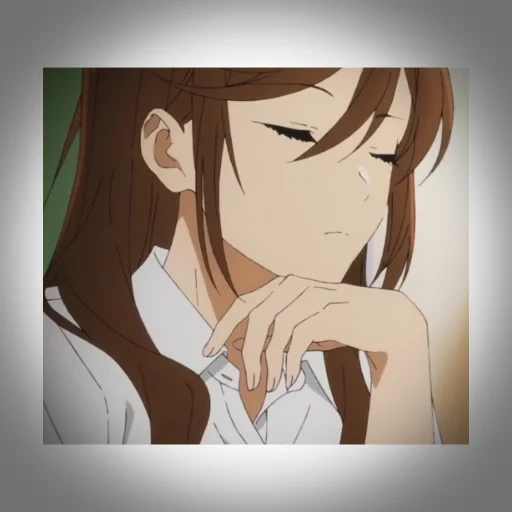 kyoko hori, clips animés, anime horimiya, personnages d'anime, anime romantique