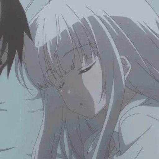 аниме, парные аниме, absolute duo, персонажи аниме, аниме yosuga no sora поцелуй