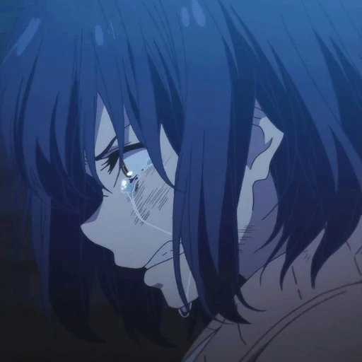 аниме, аниме слезы, грустные аниме, аниме грустные моменты, за гранью аниме курияма плачет