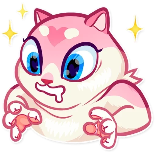 gato, focas, gatito, gatito, gato rosa