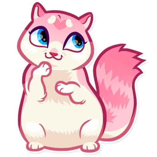 cats, a cat, pink cat, pink cat, cat pink stickers