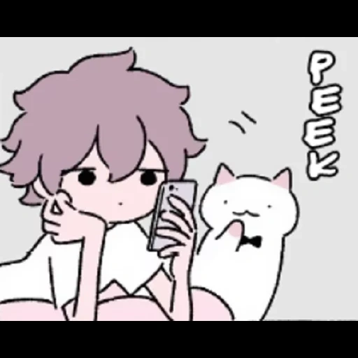 anime, kucing, topik anime, manga populer, kot kyu chan yang indah