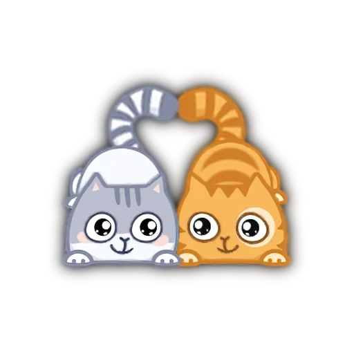 cat, emoji, cosmetics cat, vk hugs two, kitteet stickers