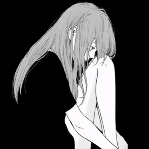 аниме грусть, грустные аниме, манга грустная, рисунки девушек аниме, рисунки грустные аниме