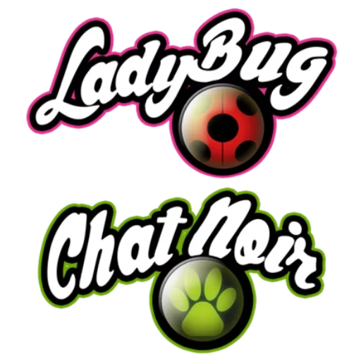 lady bug icon, lady bug logo, wundersames logo, lady bug super-kot, lady bug super cat logo