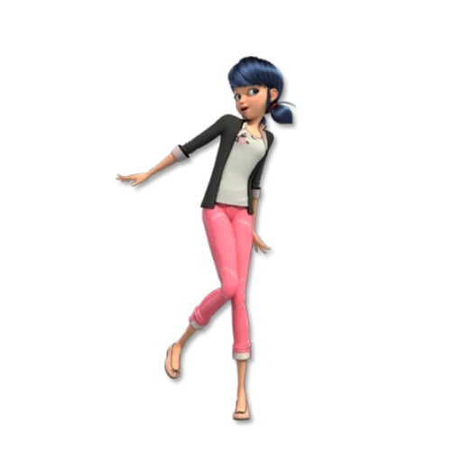 figure lady bug, marinette lady bug, lady bug super-kot, marinette dupin chen, marinette dupin chen avec un fond blanc