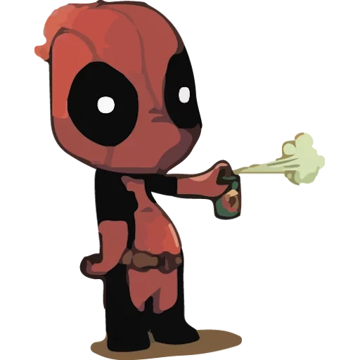 emoji, chibi deadpool, chibik deadpool