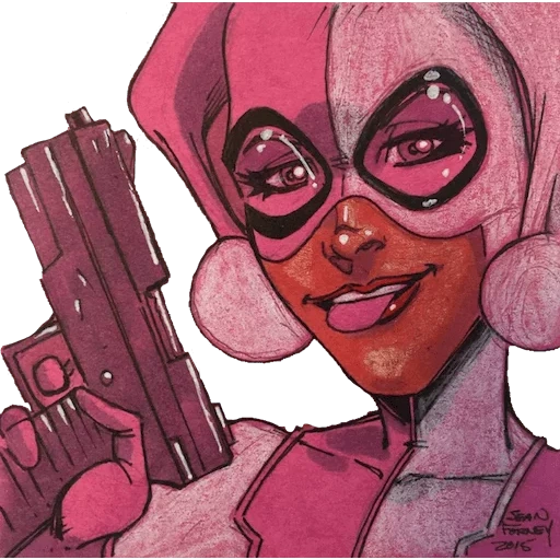 gwenpul, deadpool rose, gwenpul harley quinn, deadpool marvel comic, comix de la science-fiction 2020