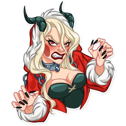 cincin pengangkat, lady krampus, nyonya kramps