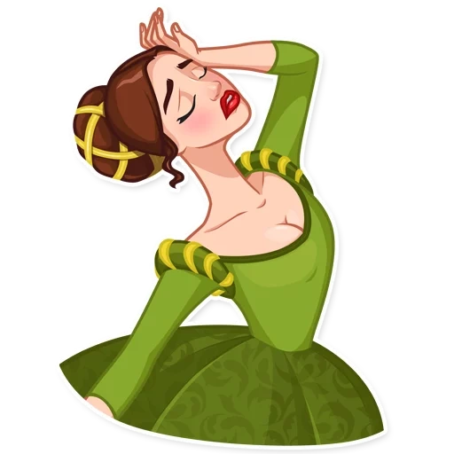 senhora, jovem, clipart, lady marie, clipart da dança