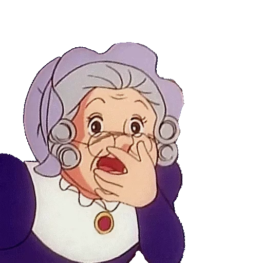 mamie, grand-mère, grand-mère de grand-mère anime, grand-mère des personnages d'anime, grand-mère de château de marche sophie