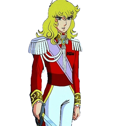 mrs oscar, cartoon animation, cartoon character, versailles oscar rose, anime rose versailles