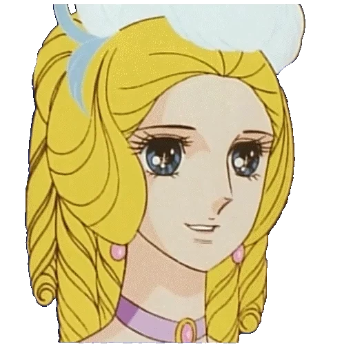 animation, cartoon character, disney princess anime, rose maria antoinette of versailles, screenshot of rose maria antoinette in versailles