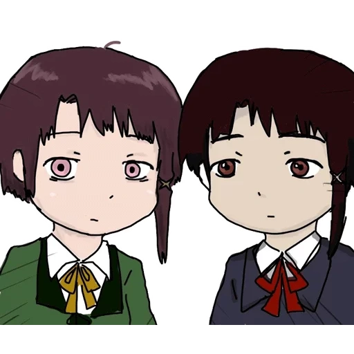 lain, рисунок, ивакура томоми, эксперименты лэйн, soul eater not манга