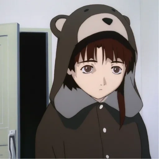 lain, immagine, lane ivakura, ivakura tomomi, esperimenti di corsia