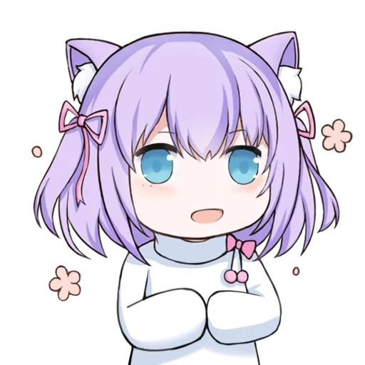 chibi, kanna kamui, cavai anime, anime emoticons, cannes shenjing chibi