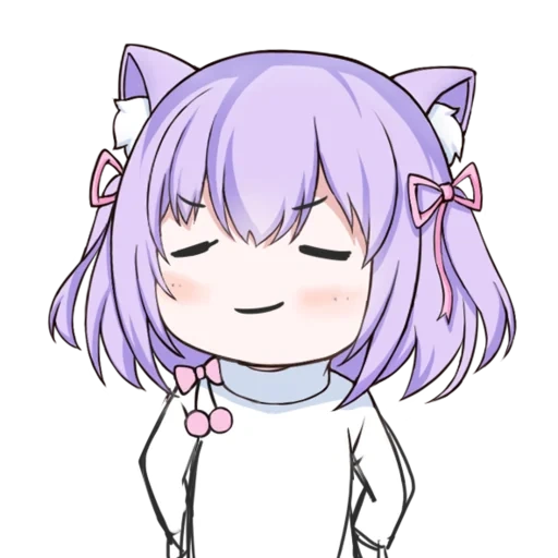 chibi, animação, animação nico, kanna kamui, animação neko obi