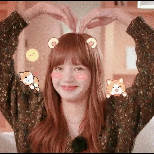 chica, polvo negro, lalisa lisa, lisa blackpink, corazón de larisa manoban