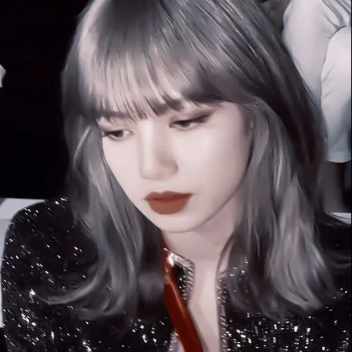 giovane donna, rosa nero, jennie lisa, lisa blackpink, lisa blackpink lalisa