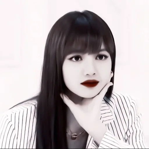 schwarzrosa, jennie lisa, nancy momoland, lisa blackpink, idole monochrom