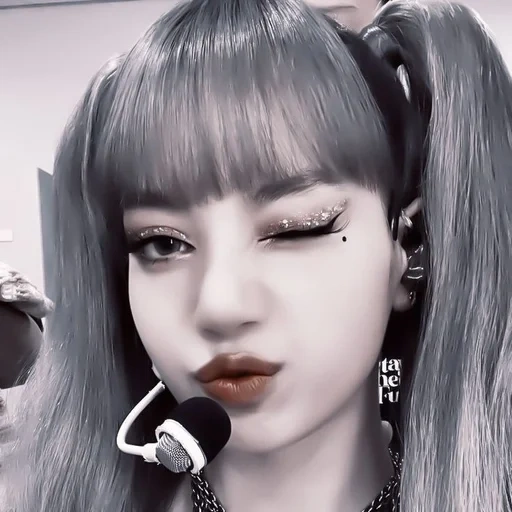 junge frau, schwarzrosa, lalisa lisa, bangtan boys, lalisa manobal selfie 2022