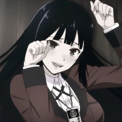 yumeko, kakegurui, yumeko jabami, yumeko kakeguru, anime azart gila