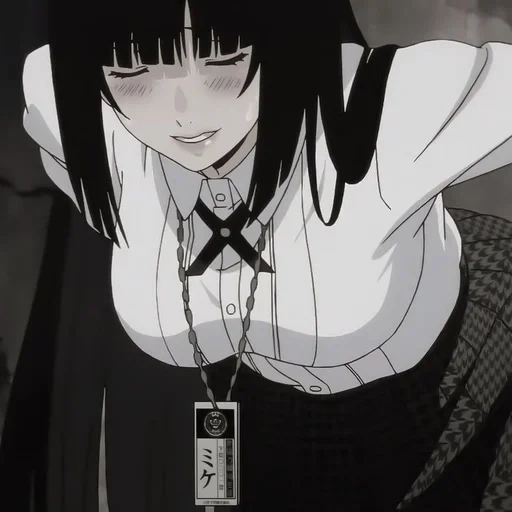 юмеко, kakegurui, аниме безумный, kakegurui yumeko, аниме безумный азарт