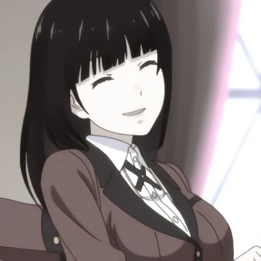 yumeko, kakegurui, yumeko jabami, chicas de anime, kakeguru yumeko