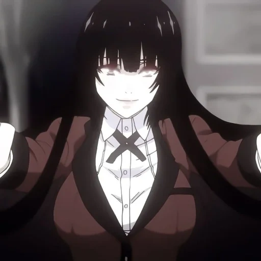 kakegurui, yumeko jabami, runaway aurora, yumeko kakegurui, l'excitation folle de yumiko